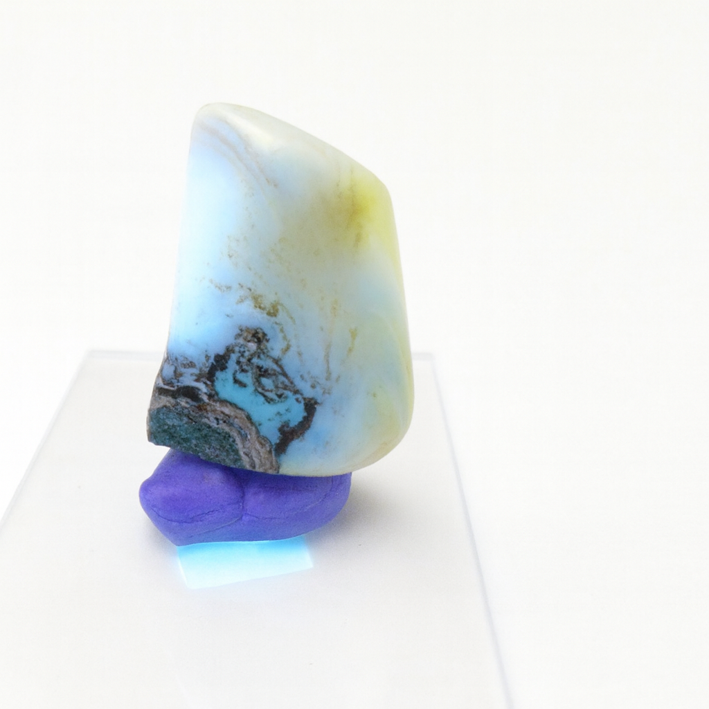 Fluorescent Blue Amber.
